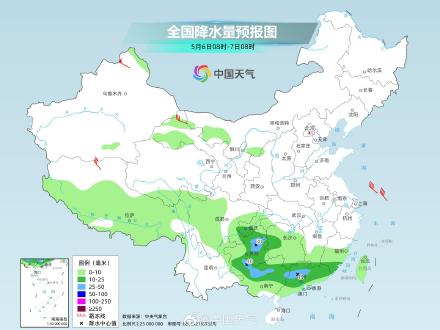 南方两轮降雨过程接踵而至  局部有暴雨或大暴雨